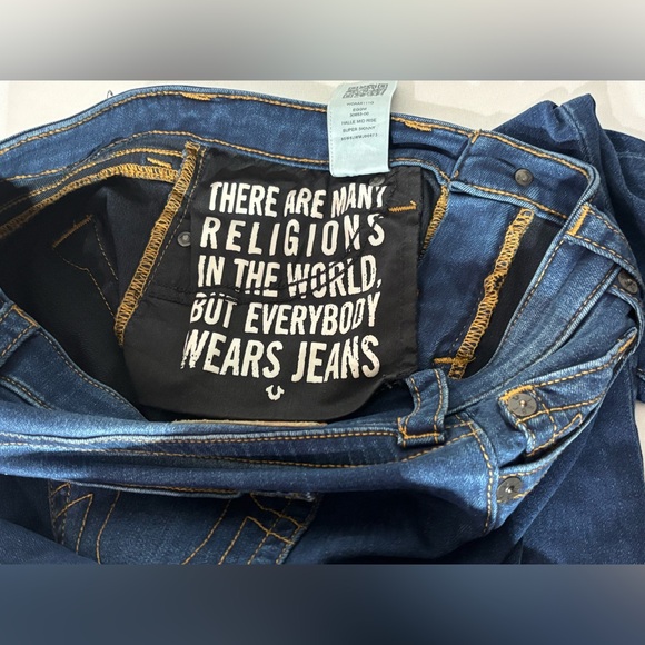 True Religion Halle Mid Rise Super Skinny Girls Size 30 Y2K 2000s - Picture 3 of 5